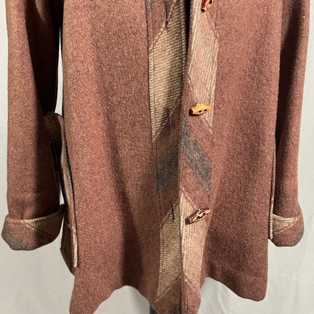 Casa De Lana Boho Hooded Peacoat View 5